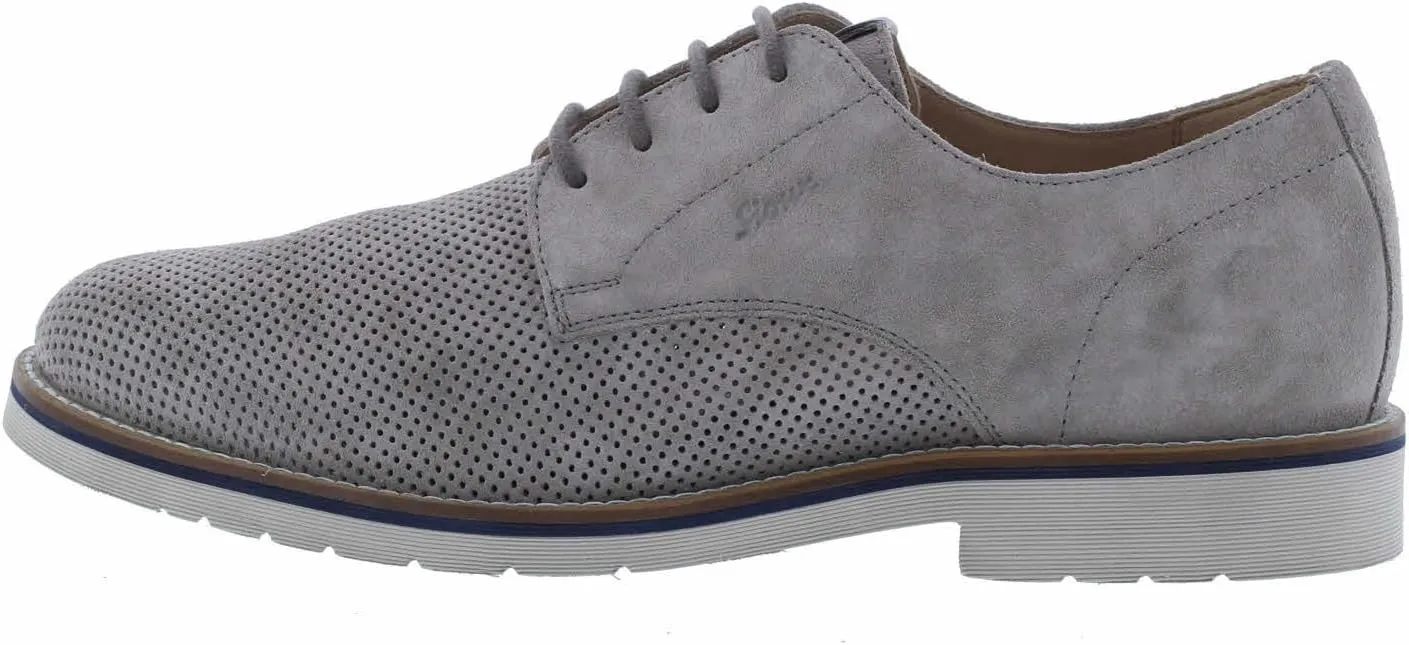 Sioux Men's Derby Oxford Flat, Cemento, 10