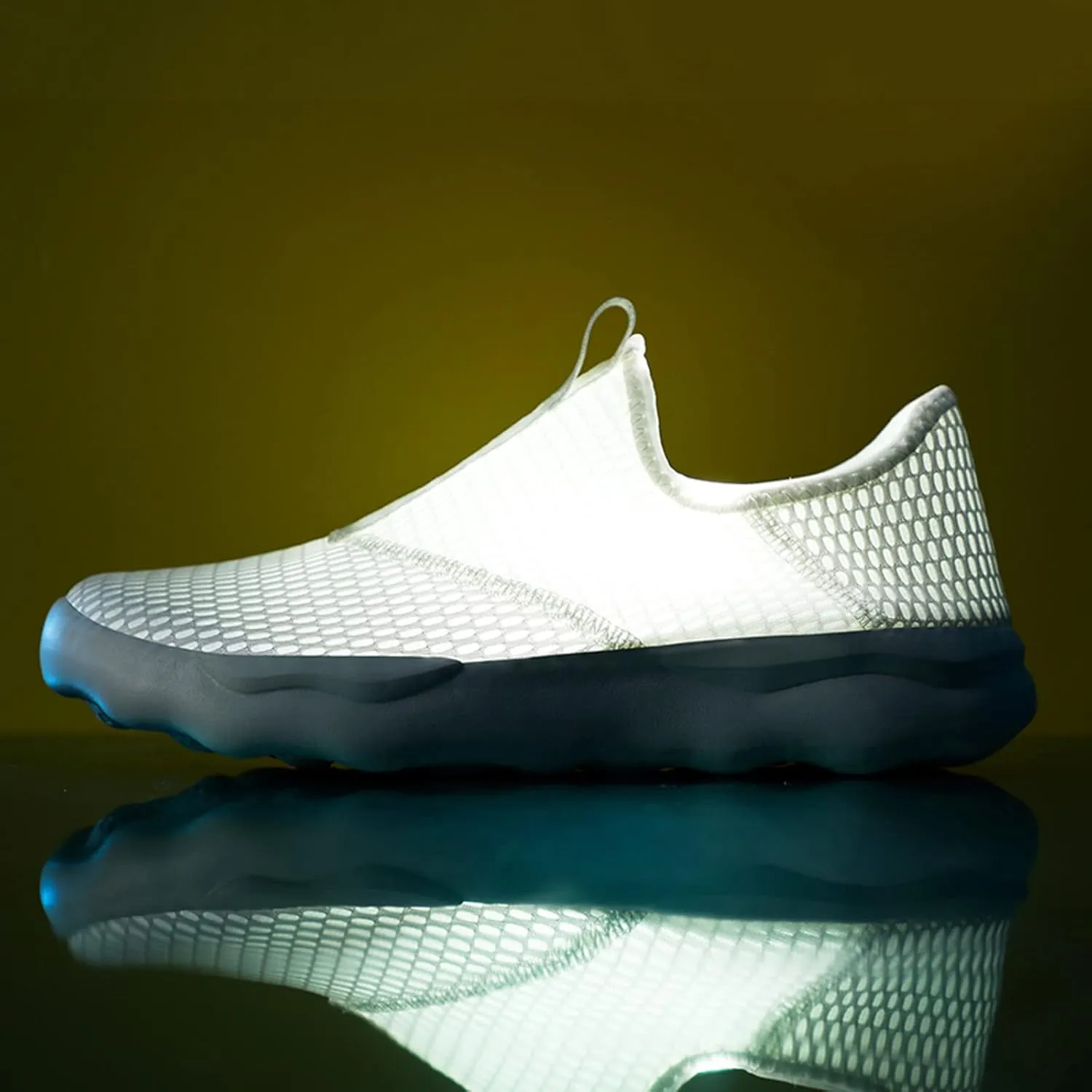 Tennis Shoes Men Barefoot Shoes Men Men's Hands Free Slip On Sneaker Lightweight Breathable Walking Gym Tennis Athletic Footwear Slip on Sneakers