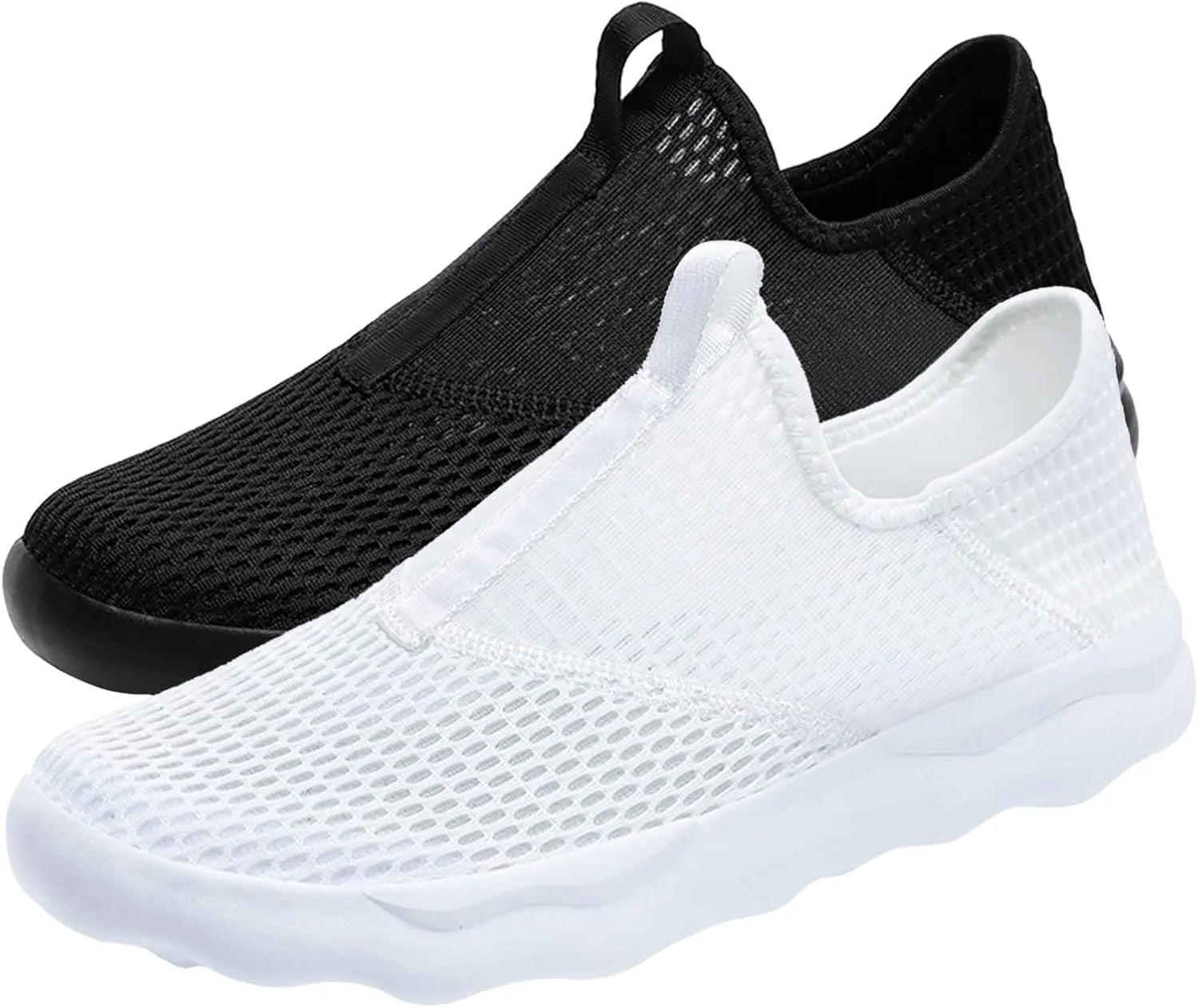 Tennis Shoes Men Barefoot Shoes Men Men's Hands Free Slip On Sneaker Lightweight Breathable Walking Gym Tennis Athletic Footwear Slip on Sneakers