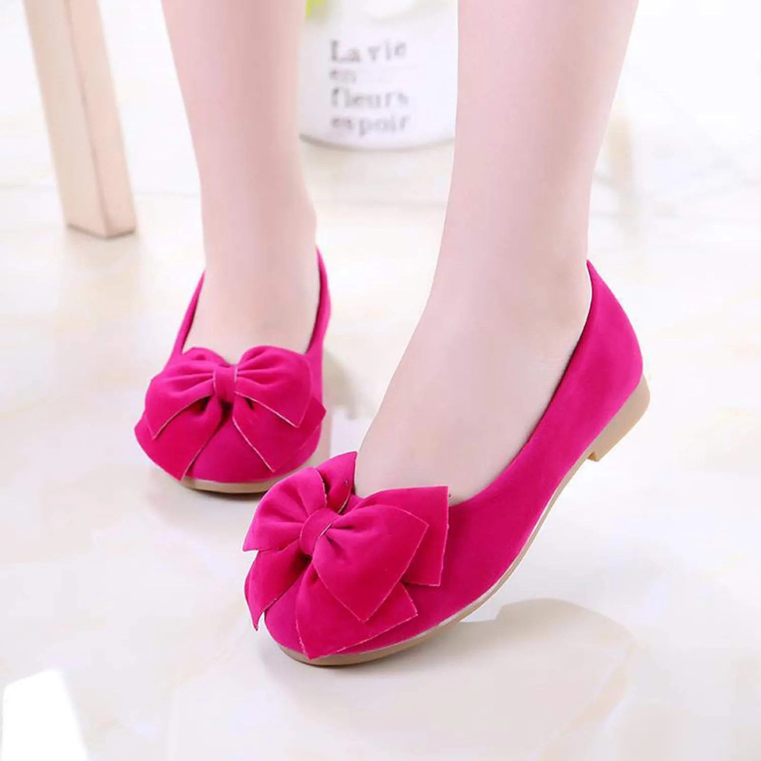 Toddler Dress Shoes Flower Girl Shoes for Weeding Baby Cute Mary Jane Shoes Ballet Flat for Baby Girl Dress Shoes