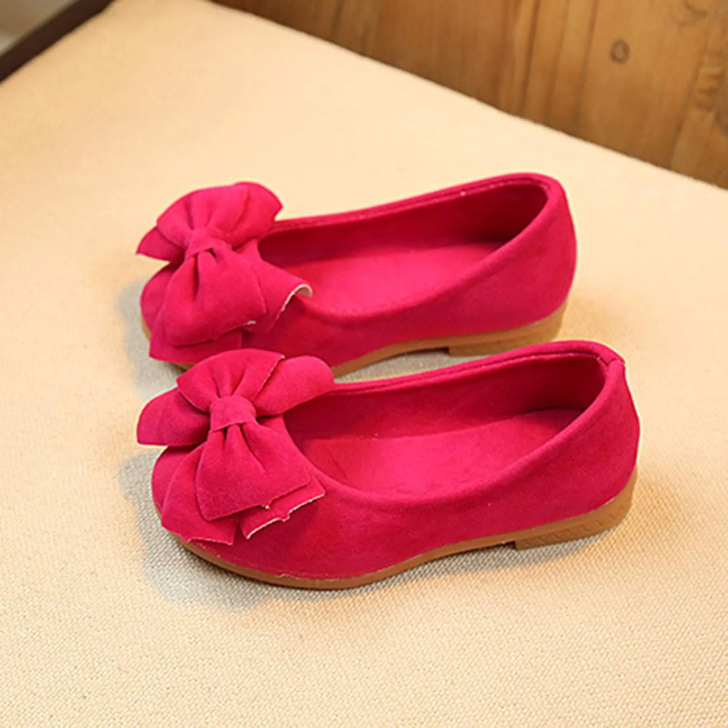 Toddler Dress Shoes Flower Girl Shoes for Weeding Baby Cute Mary Jane Shoes Ballet Flat for Baby Girl Dress Shoes