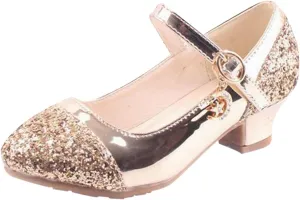 Toddler Girls Dress Shoes Flower Girls Mary Jane Ballet Flats Pearls Ankle Strap Wedding Dance Shoes