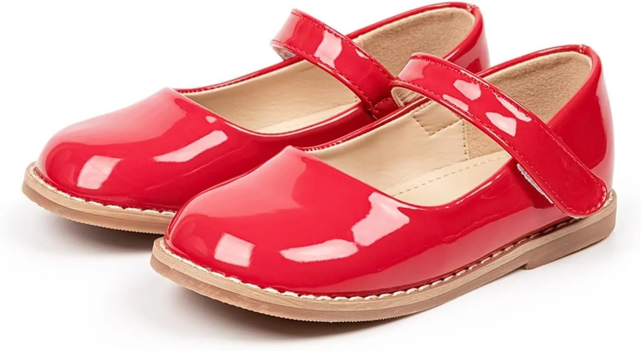 Toddler Girls Mary Jane Shoes Patent Leather Shoes Dress Shoes for Girls Wedding Party Girls School Shoes