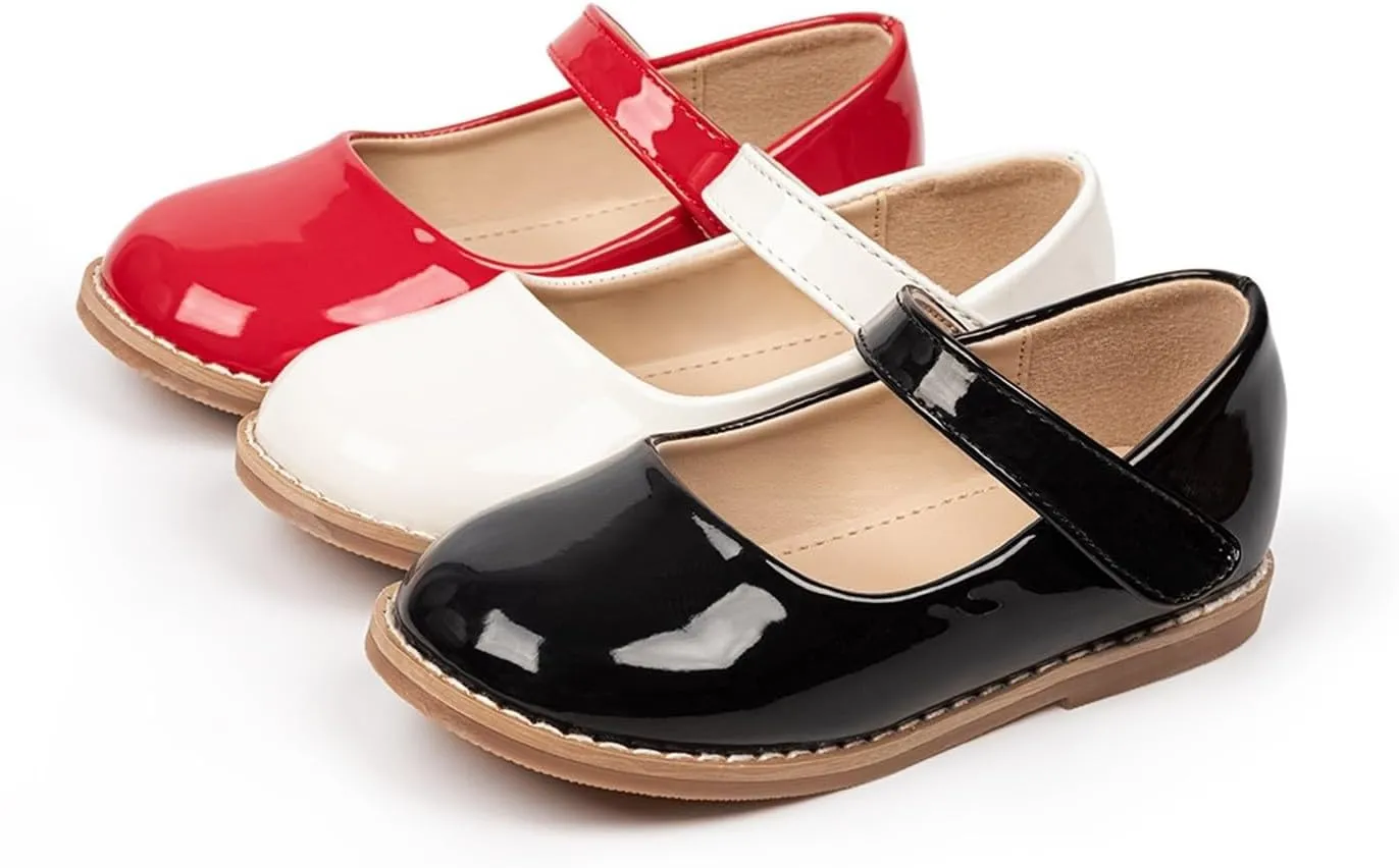 Toddler Girls Mary Jane Shoes Patent Leather Shoes Dress Shoes for Girls Wedding Party Girls School Shoes