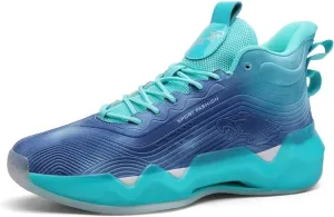 Unisex High Top Basketball Shoes Breathable Anti Slip Wear-Resistant Fashionable Trendy, Multi-Color Sports Shoes