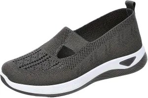 Valentines Deals of Today Women's Woven Orthopedic Breathable Soft Shoes Shoes for Women Dressy Casual Brown Sneakers Women Men's Basketball Shoes Winter Walking Shoe White Loafers