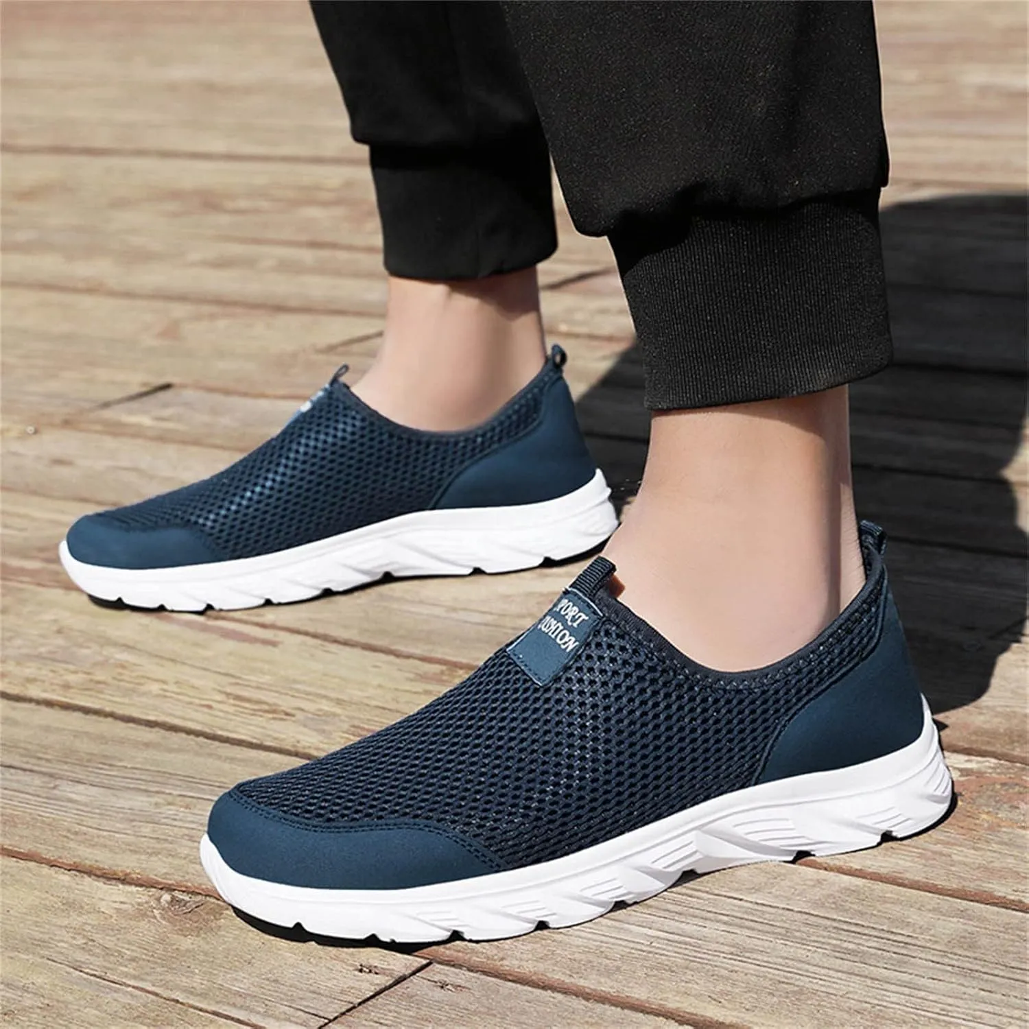 Walking Shoes for Men New Shoes for Men's Shoes Mens White Sneakers Mens Slip on Walking Shoes Blade Tennis Shoes