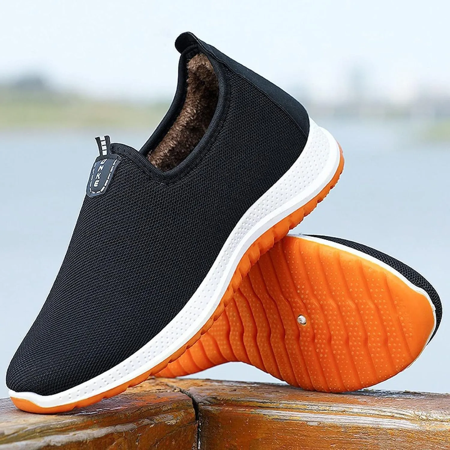 Winter Cotton Shoes Plush Thickened Cotton Shoes Old Cloth Man Casual and Fashion Men's Go Walk Max Sneaker