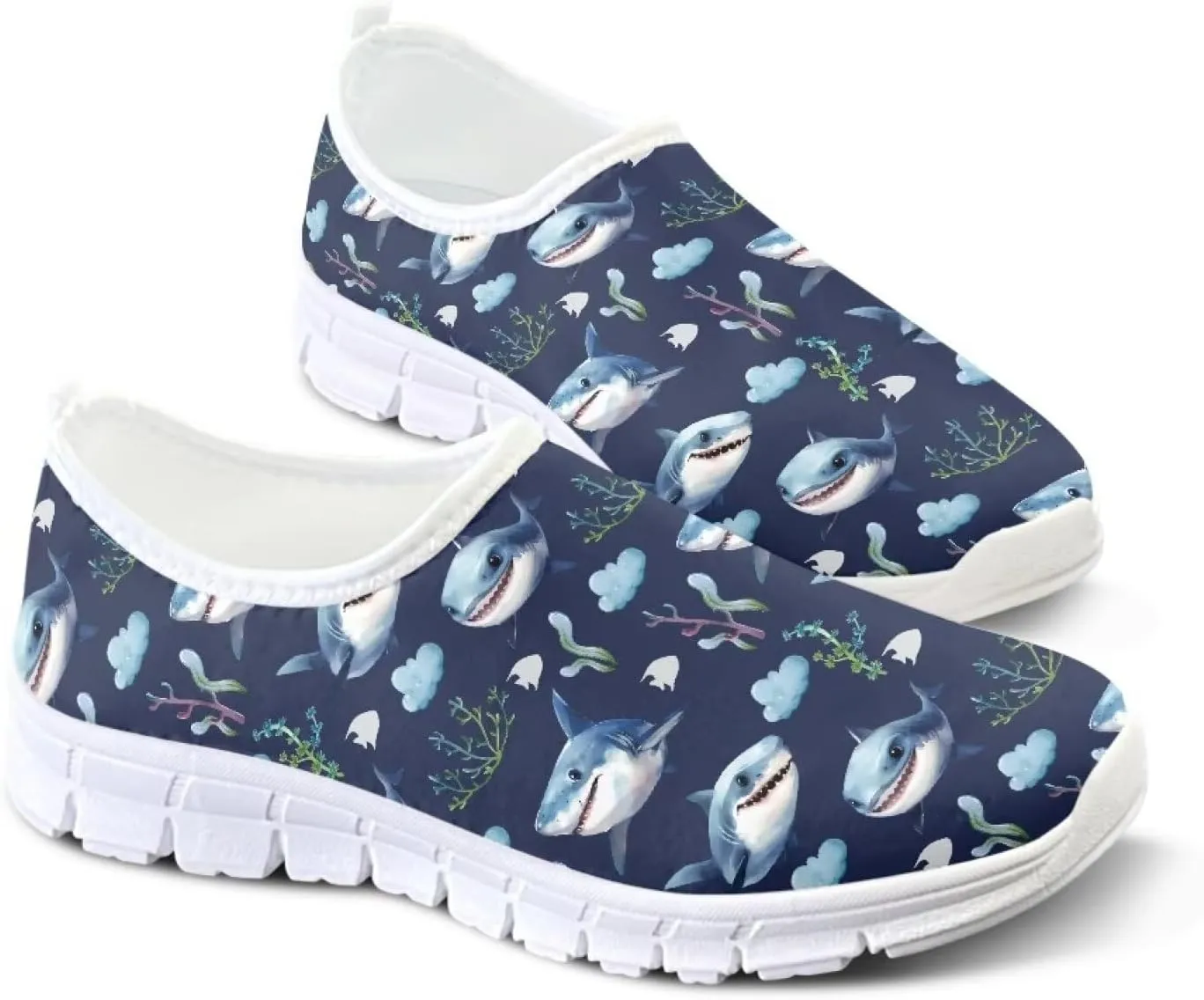 Women Training Sneaker Lightweight Running Shoes Casual Slip on Loafers Walking Shoes