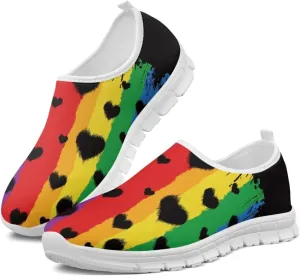 Women Training Sneaker Lightweight Running Shoes Casual Slip on Loafers Walking Shoes