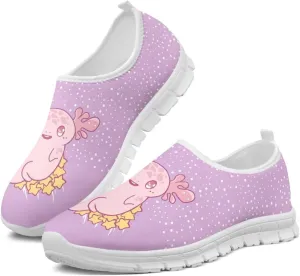 Women Training Sneaker Lightweight Running Shoes Casual Slip on Loafers Walking Shoes