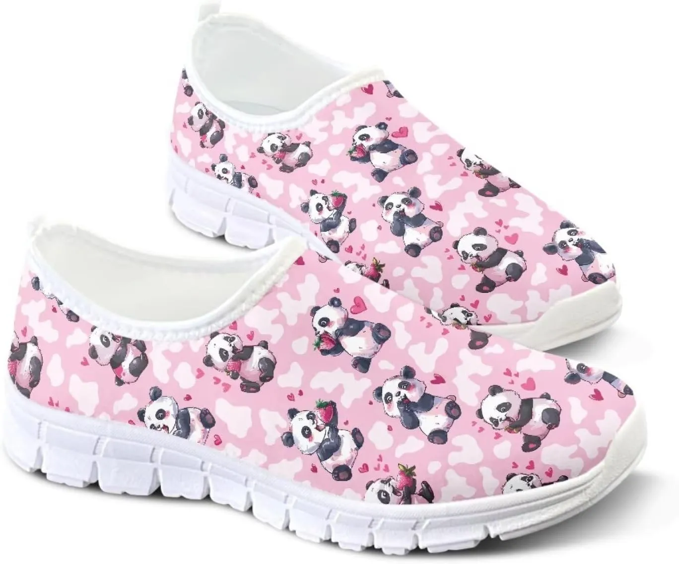 Women Training Sneaker Lightweight Running Shoes Casual Slip on Loafers Walking Shoes