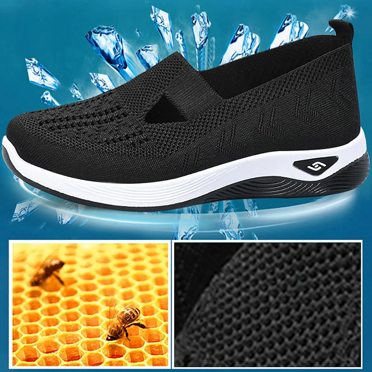 Women Walking Shoes Sock Sneakers Slip-On Breath Tennis Shoes Womens Casual Men Casual Dress Shoes Dress Sneakers Brown Tennis Shoe Trainers Shoe