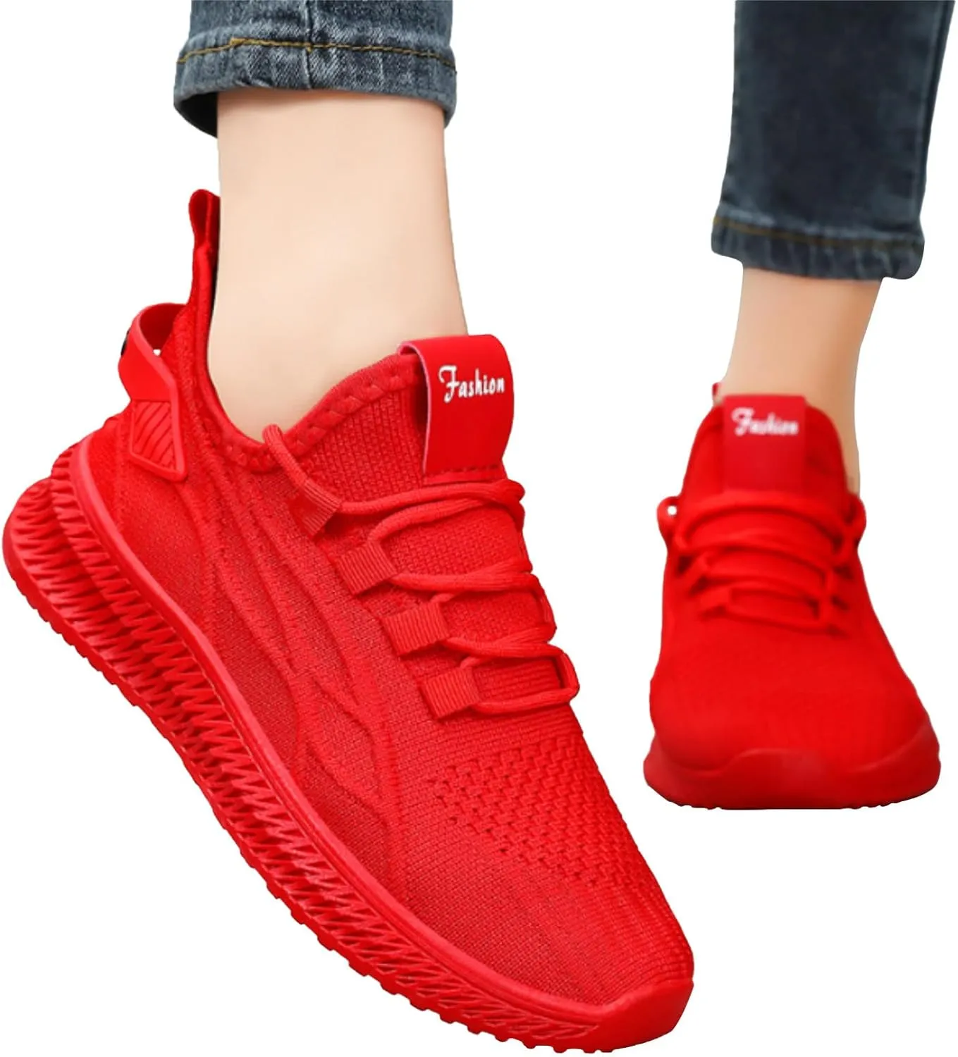 Women Walking Shoes Sock Sneakers Slip-On Breath Walking Shoes Women Jogging Men Casual Dress Shoes High Top Sneakers Steel Toe Tennis Shoe White Loafers