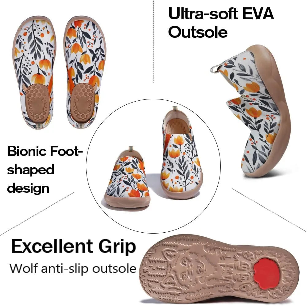 Women's Loafers Lightweight Slip-Ons Comfort Walking Flats Casual Art Painted Travel Shoes