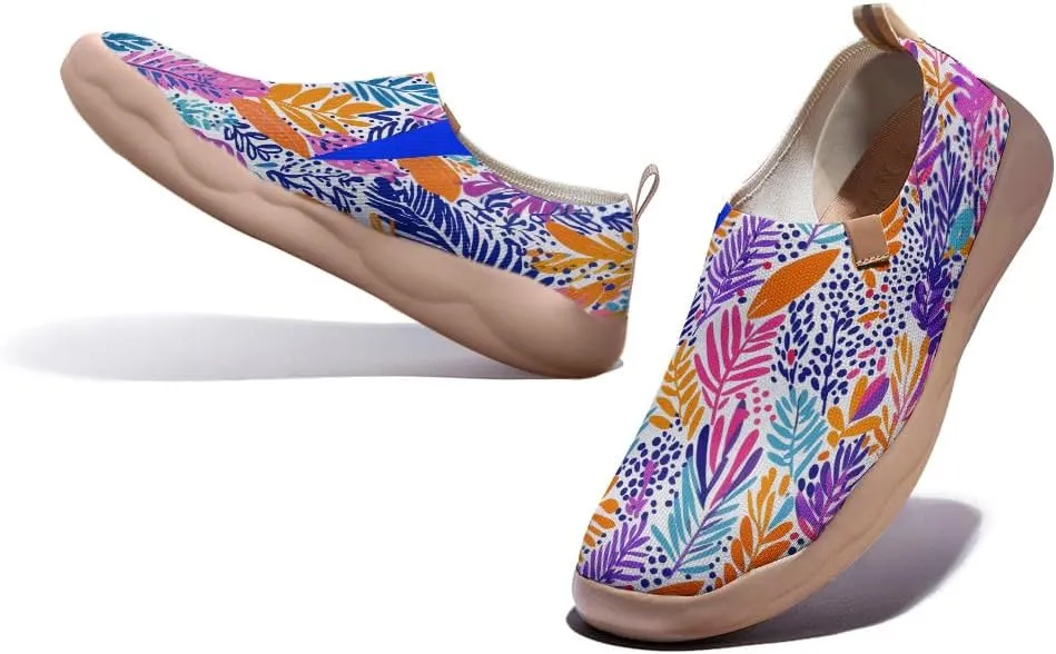 Women's Loafers Lightweight Slip-Ons Comfort Walking Flats Casual Art Painted Travel Shoes
