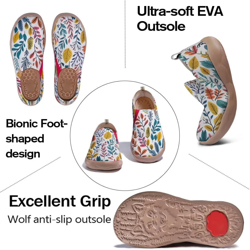 Women's Loafers Lightweight Slip-Ons Comfort Walking Flats Casual Art Painted Travel Shoes