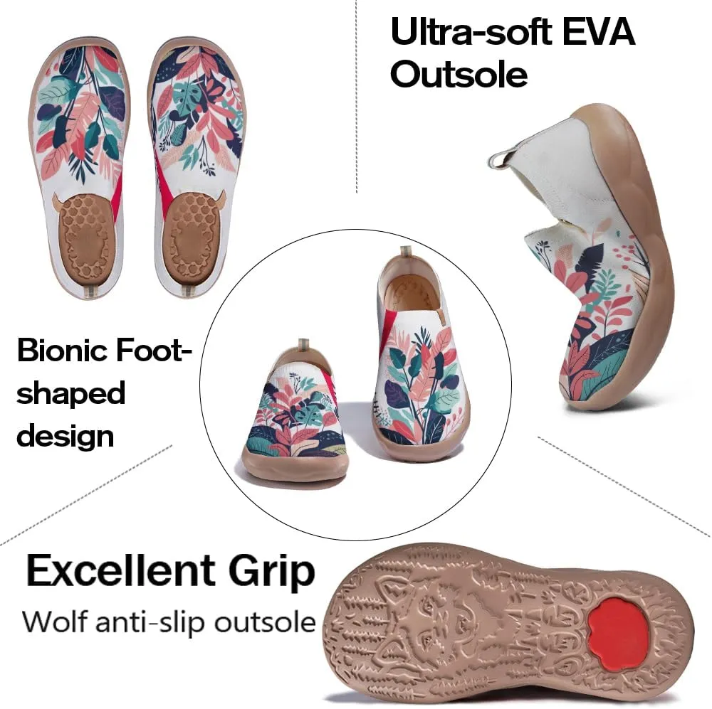 Women's Loafers Lightweight Slip-Ons Comfort Walking Flats Casual Art Painted Travel Shoes