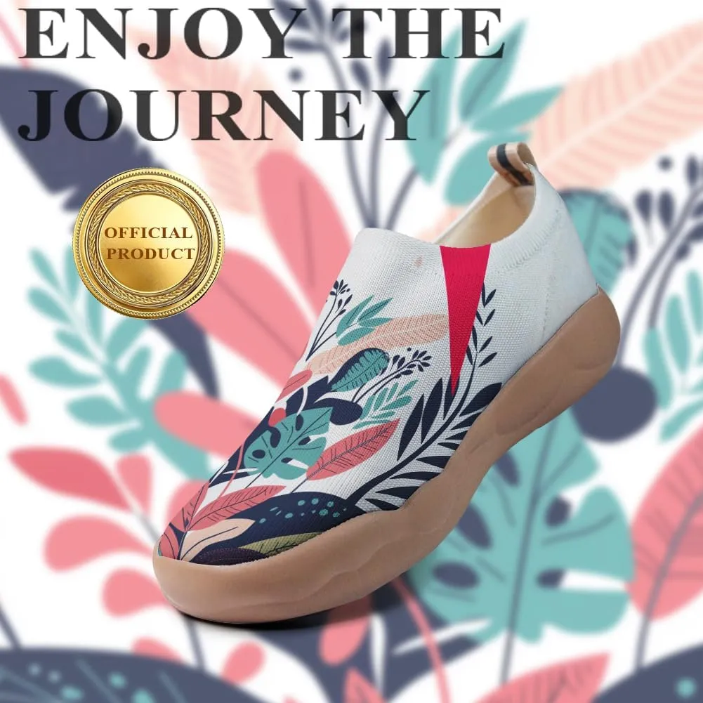 Women's Loafers Lightweight Slip-Ons Comfort Walking Flats Casual Art Painted Travel Shoes
