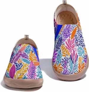 Women's Loafers Lightweight Slip-Ons Comfort Walking Flats Casual Art Painted Travel Shoes