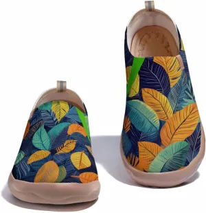 Women's Loafers Lightweight Slip-Ons Comfort Walking Flats Casual Art Painted Travel Shoes