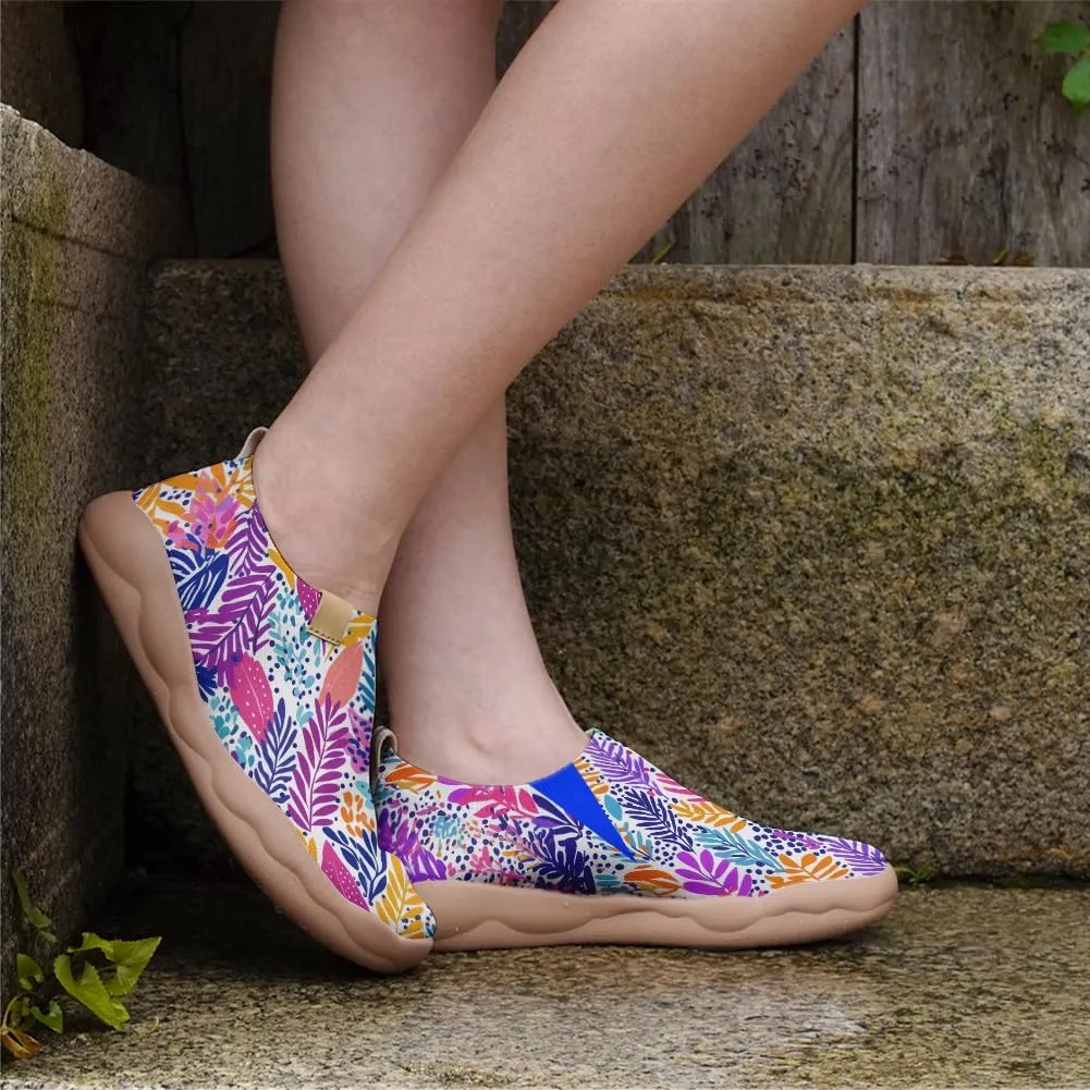 Women's Loafers Lightweight Slip-Ons Comfort Walking Flats Casual Art Painted Travel Shoes