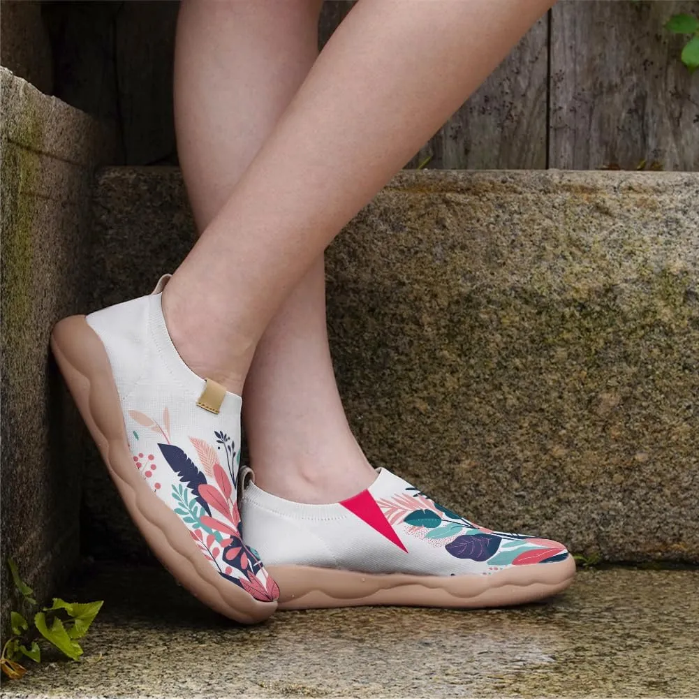 Women's Loafers Lightweight Slip-Ons Comfort Walking Flats Casual Art Painted Travel Shoes