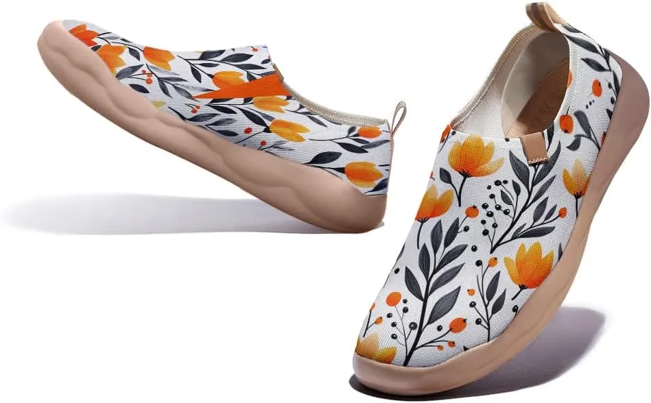 Women's Loafers Lightweight Slip-Ons Comfort Walking Flats Casual Art Painted Travel Shoes