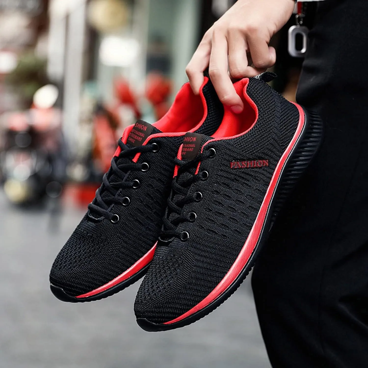 Womens Running Shoes Mesh Breathable Ladies Casual Shoes Fashion Sneakers Men's KnitFlex Breeze Mesh Sneakers Oxfords Lace Basketball Shoe Loafers Shoe
