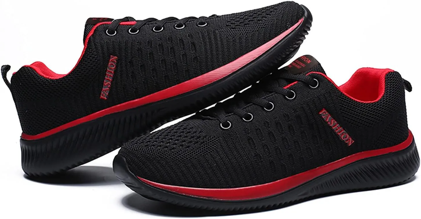 Womens Running Shoes Mesh Breathable Ladies Casual Shoes Fashion Sneakers Men's KnitFlex Breeze Mesh Sneakers Oxfords Lace Basketball Shoe Loafers Shoe