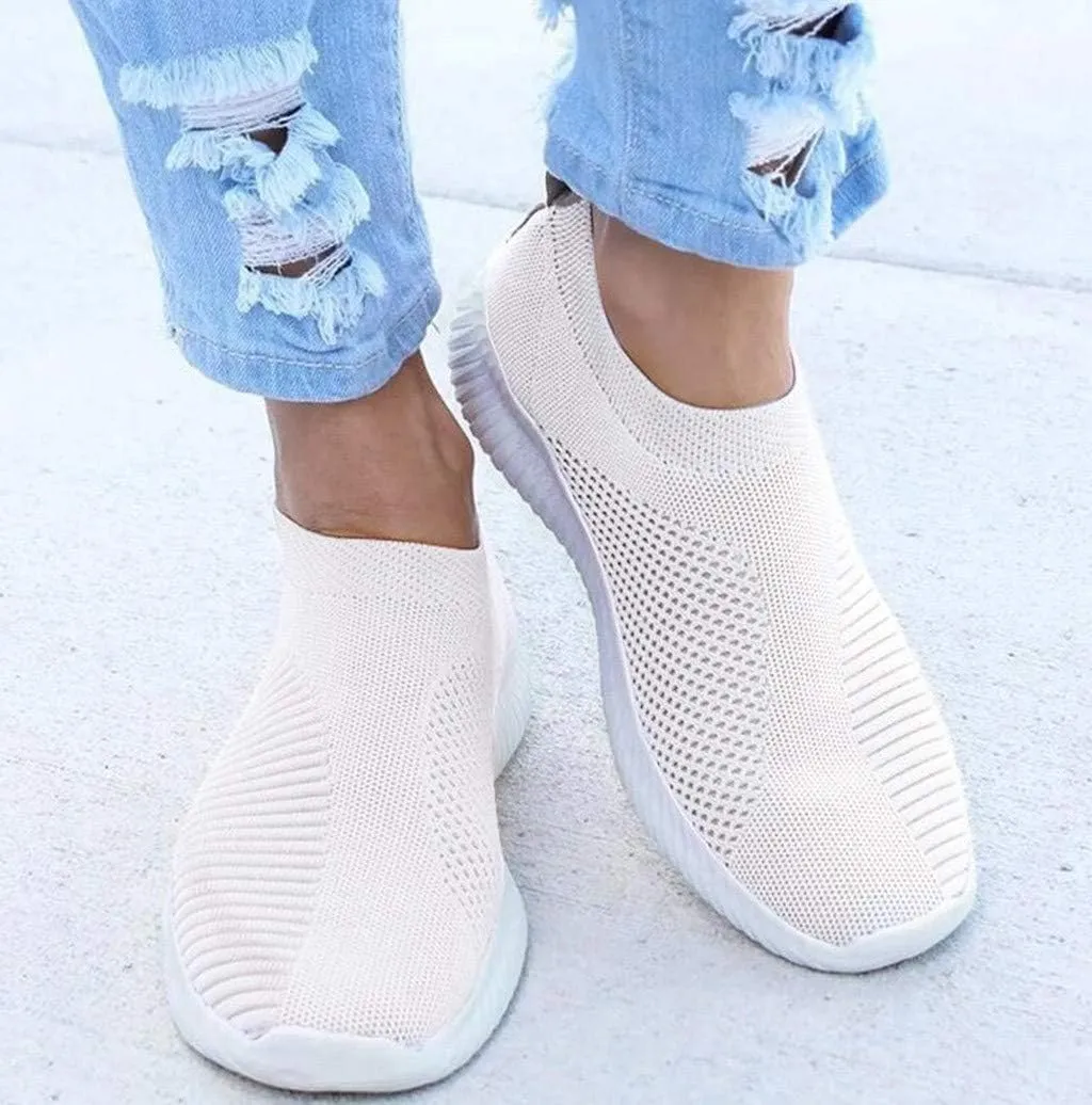 Womens Running Shoes Slip-on Walking Sneakers Slip On Shoes Women Lightweight Men's Casual Shoes Platform Sneakers Brown Tennis Shoe Loafers Shoe