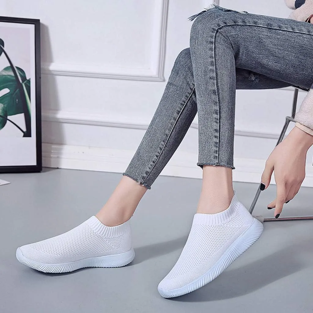 Women’s Slip-On Shoes Casual Lace-Free Walking Loafers Womens Tennis Shoes Boots Casual Black Shoes Shoes Sneakers Brown Tennis Shoe Loafers Casual Slip On