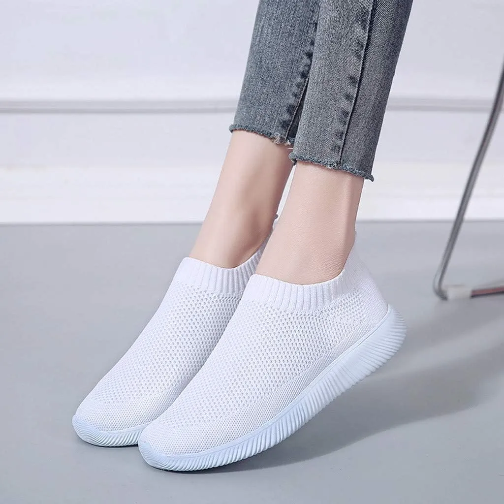 Women’s Slip-On Shoes Casual Lace-Free Walking Loafers Womens Tennis Shoes Boots Casual Black Shoes Shoes Sneakers Brown Tennis Shoe Loafers Casual Slip On