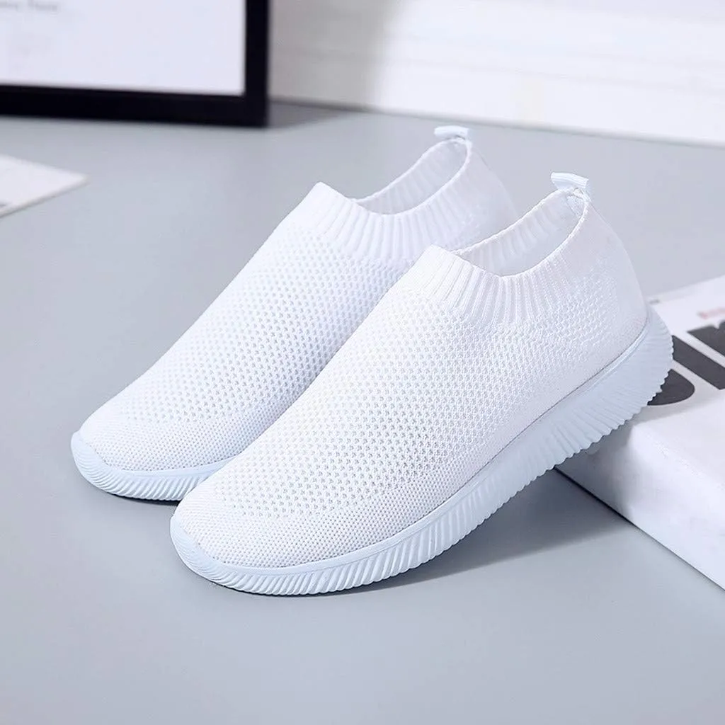 Women’s Slip-On Shoes Casual Lace-Free Walking Loafers Womens Tennis Shoes Boots Casual Black Shoes Shoes Sneakers Brown Tennis Shoe Loafers Casual Slip On