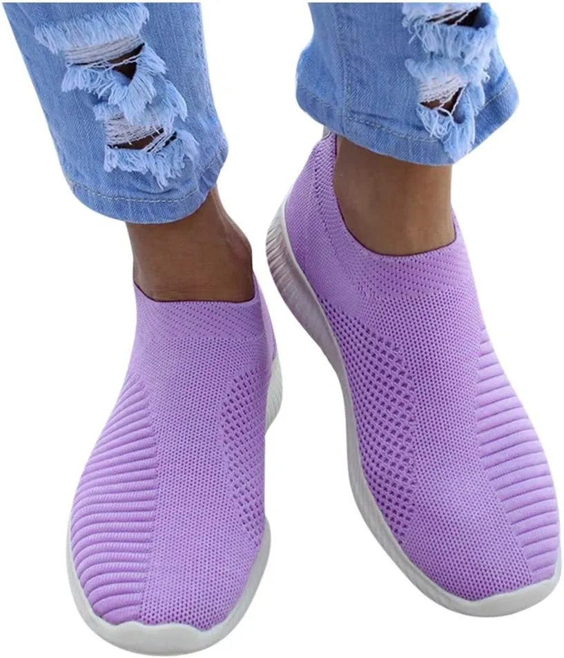 Women's Slip-on Shoes Wide Width Sneakers Hands Free Womens Tennis Shoes Cute Casual Tennis Shoes White Sneakers Slip On Tennis Shoe Loafers Dress Shoe