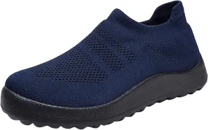 Womens Slip on Walking Shoes Comfort Lightweight Womens Running Shoes Comfortable Casual Shoes for Fall Casual Sneakers Waterproof Tennis Shoe Trainers Shoe