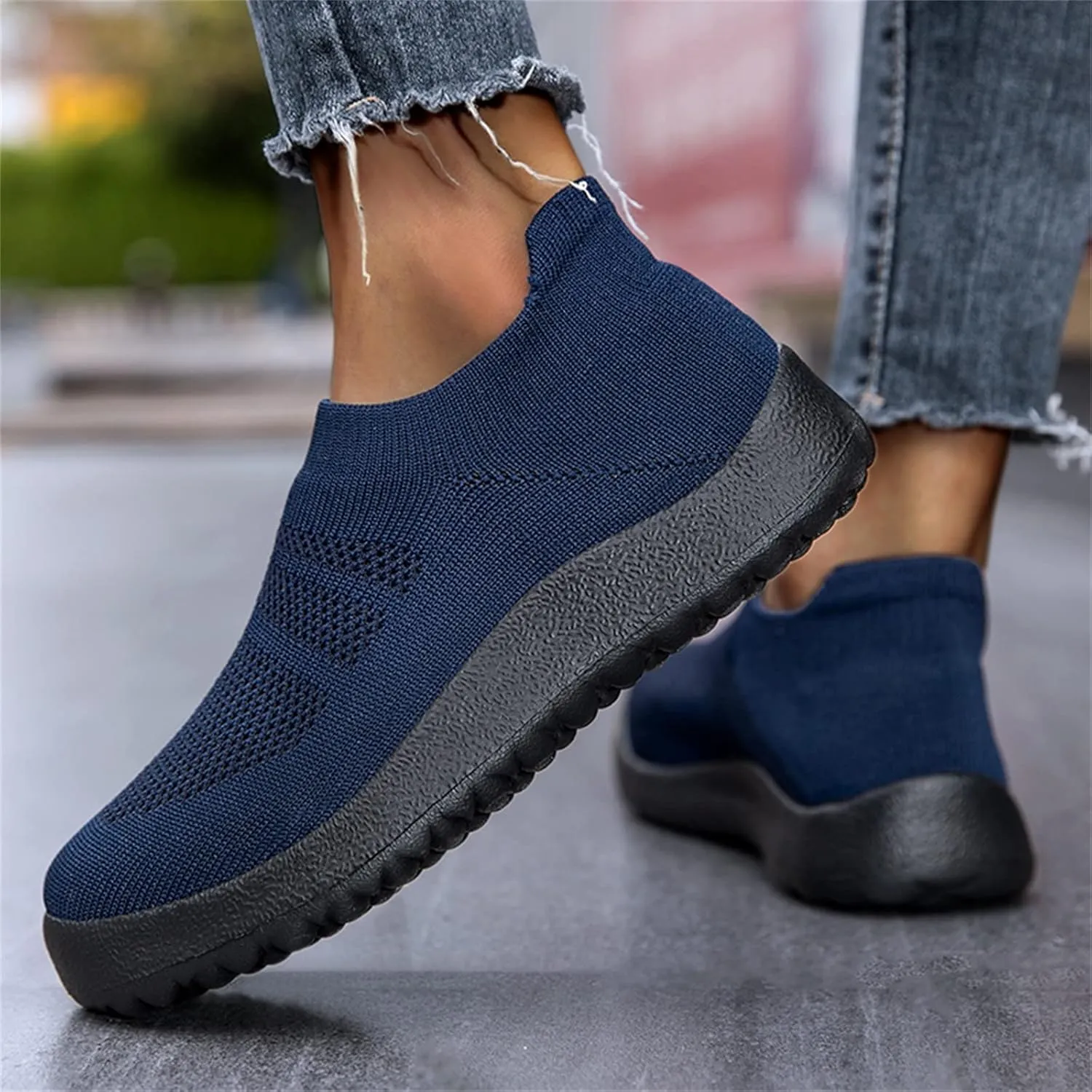 Womens Slip on Walking Shoes Comfort Lightweight Womens Running Shoes Comfortable Casual Shoes for Fall Casual Sneakers Waterproof Tennis Shoe Trainers Shoe