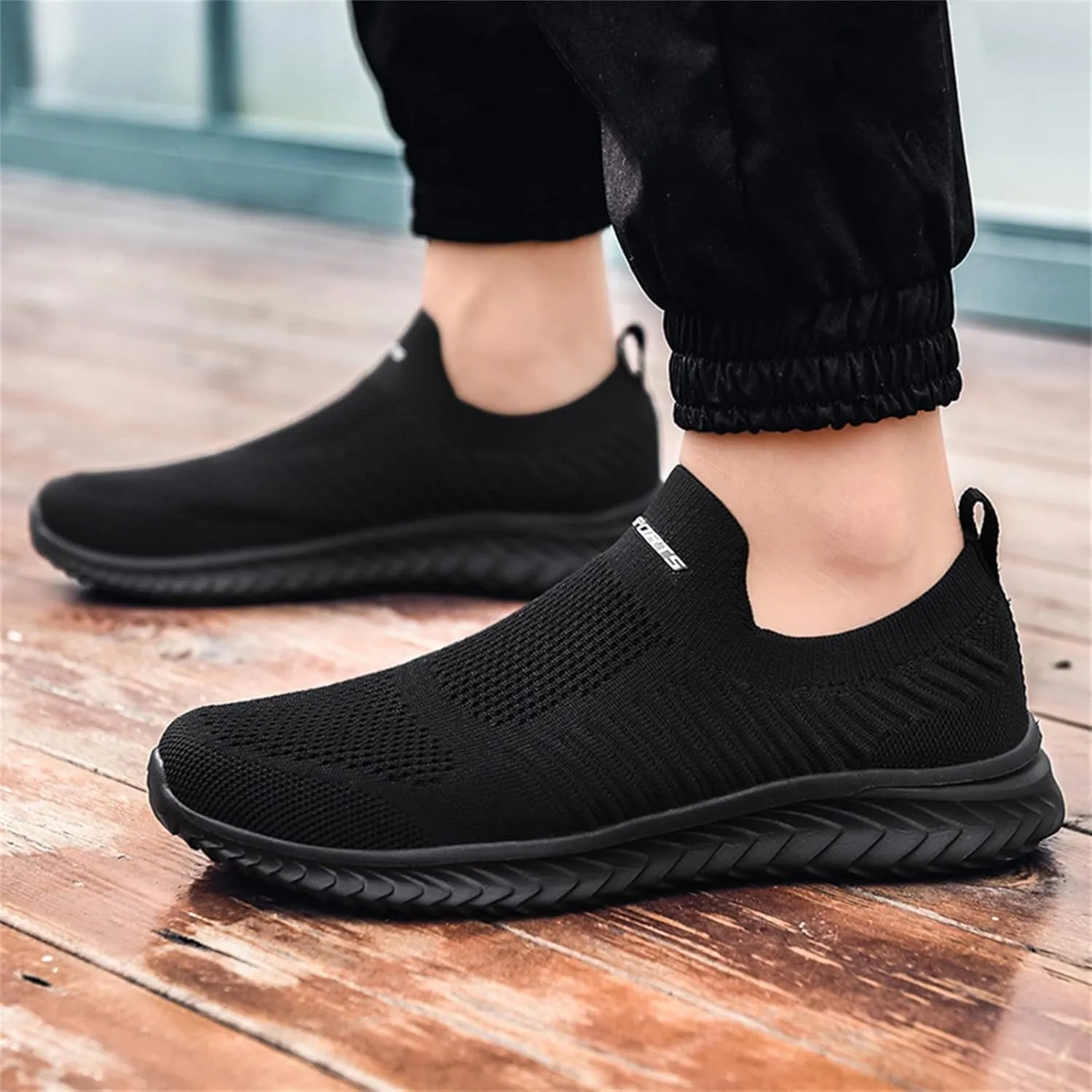 Womens Slip On Walking Shoes Non Slip Running Shoes Mens Dress Shoes Walking Casual Shoes for Fall Waterproof Sneakers White Tennis Shoe Loafers Shoe