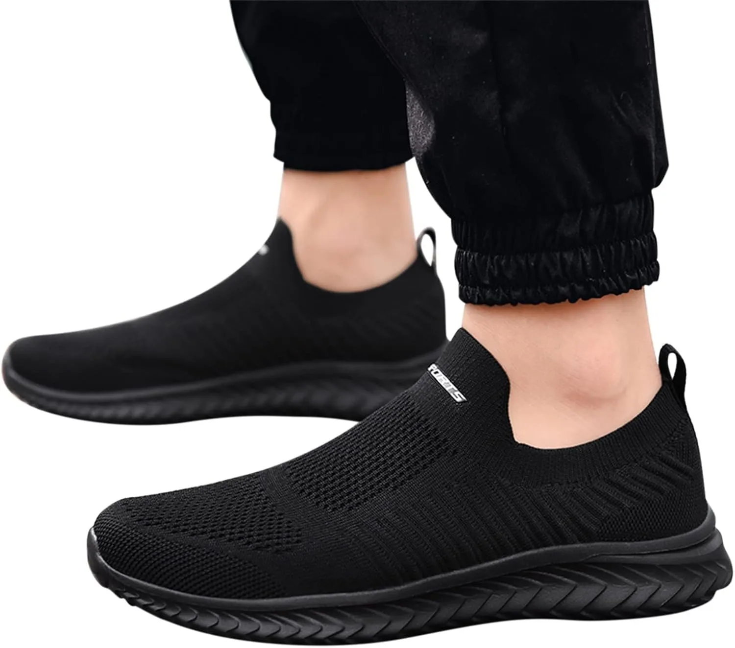 Womens Slip On Walking Shoes Non Slip Running Shoes Mens Dress Shoes Walking Casual Shoes for Fall Waterproof Sneakers White Tennis Shoe Loafers Shoe