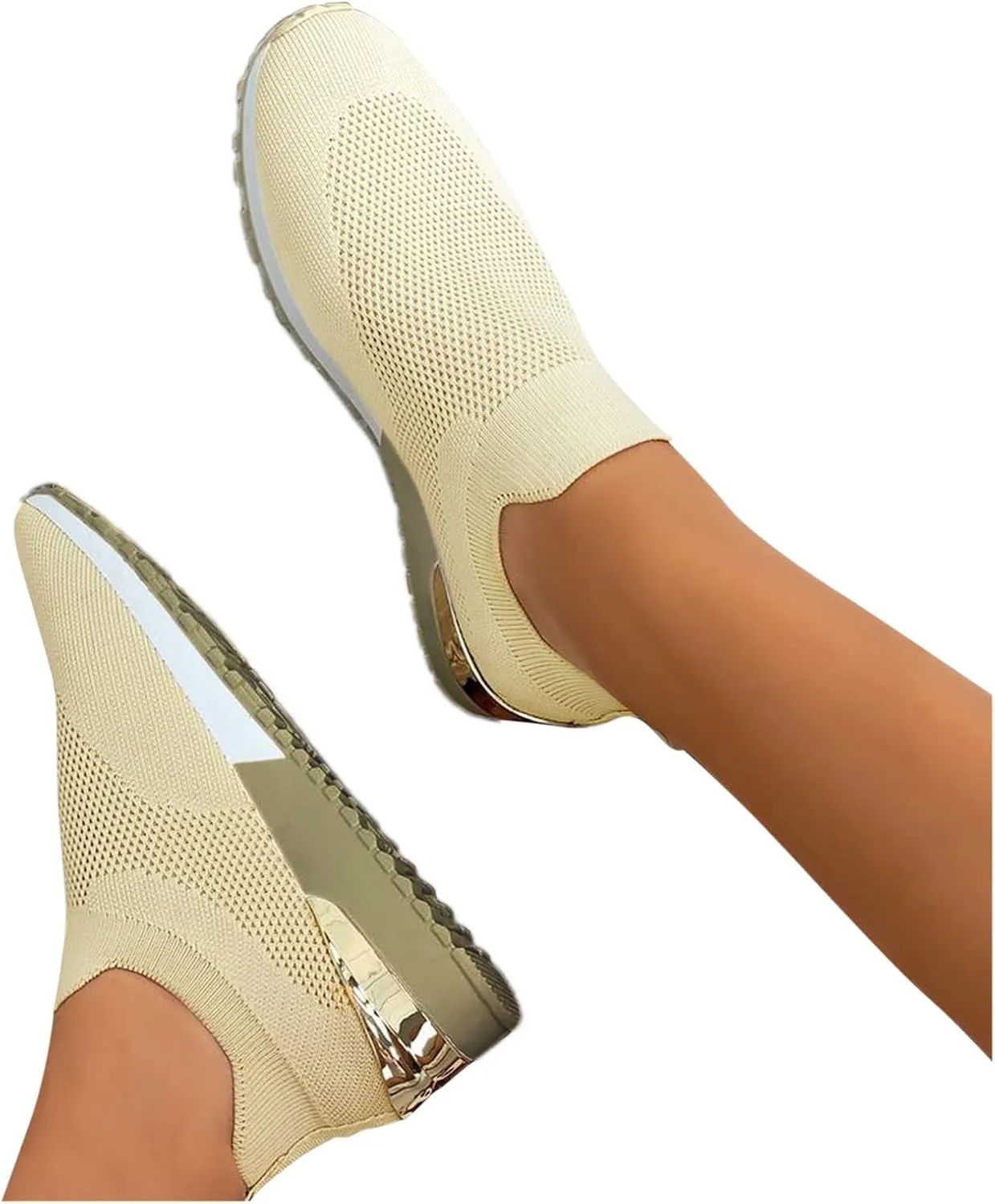 Women's Walking Shoes Cushion Comfortable Breeze Shoes Running Shoes for Men Flat Feet Casual Dress Shoes White Sneakers Waterproof Tennis Shoe Trainers Shoe