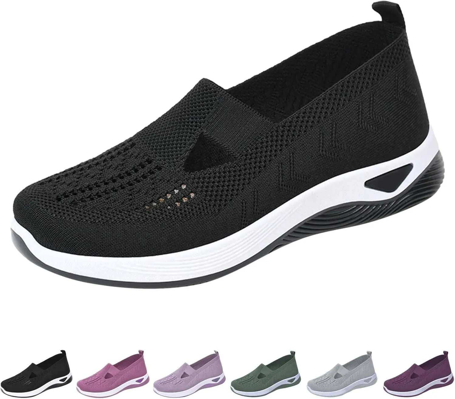 Women's Woven Orthopedic Breathable Soft Shoes Mens Casual Shoes Arch Support Casual Shoes for Fall Waterproof Sneakers Waterproof Tennis Shoe Loafers Dress Shoe