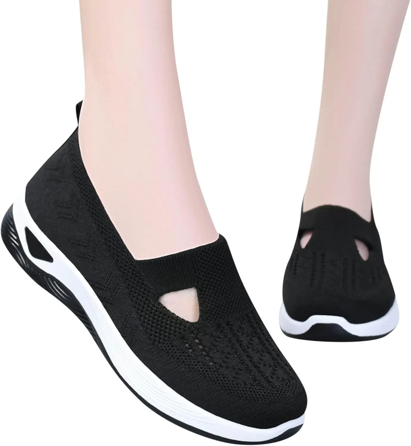 Women's Woven Orthopedic Breathable Soft Shoes Mens Casual Shoes Arch Support Casual Shoes for Fall Waterproof Sneakers Waterproof Tennis Shoe Loafers Dress Shoe