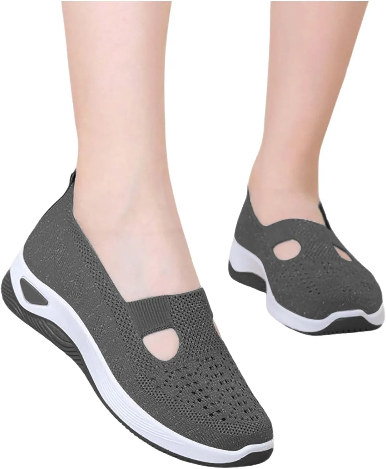 Women's Woven Orthopedic Breathable Soft Shoes Mens Dress Shoes Lether Men's Casual Shoes High Top Sneakers Slip On Tennis Shoe Loafers Dress Shoe