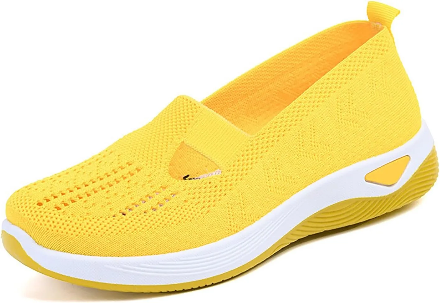 Women's Woven Orthopedic Breathable Soft Shoes Mens Running Shoes Sports Women Shoes Casual Waterproof Sneakers White Tennis Shoe White Loafers