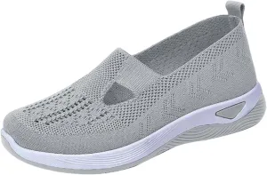 Women's Woven Orthopedic Breathable Soft Shoes Tennis Shoes Men Winter Casual Dress Shoes Women's Fashion Sneakers Brown Tennis Shoe Trainers Shoe