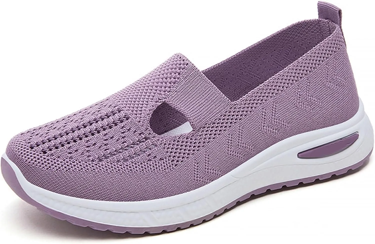Women's Woven Orthopedic Breathable Soft Shoes Tennis Shoes Womens Arch Support Casual Shoes Slip On Casual Sneakers Platform Tennis Shoe White Loafers