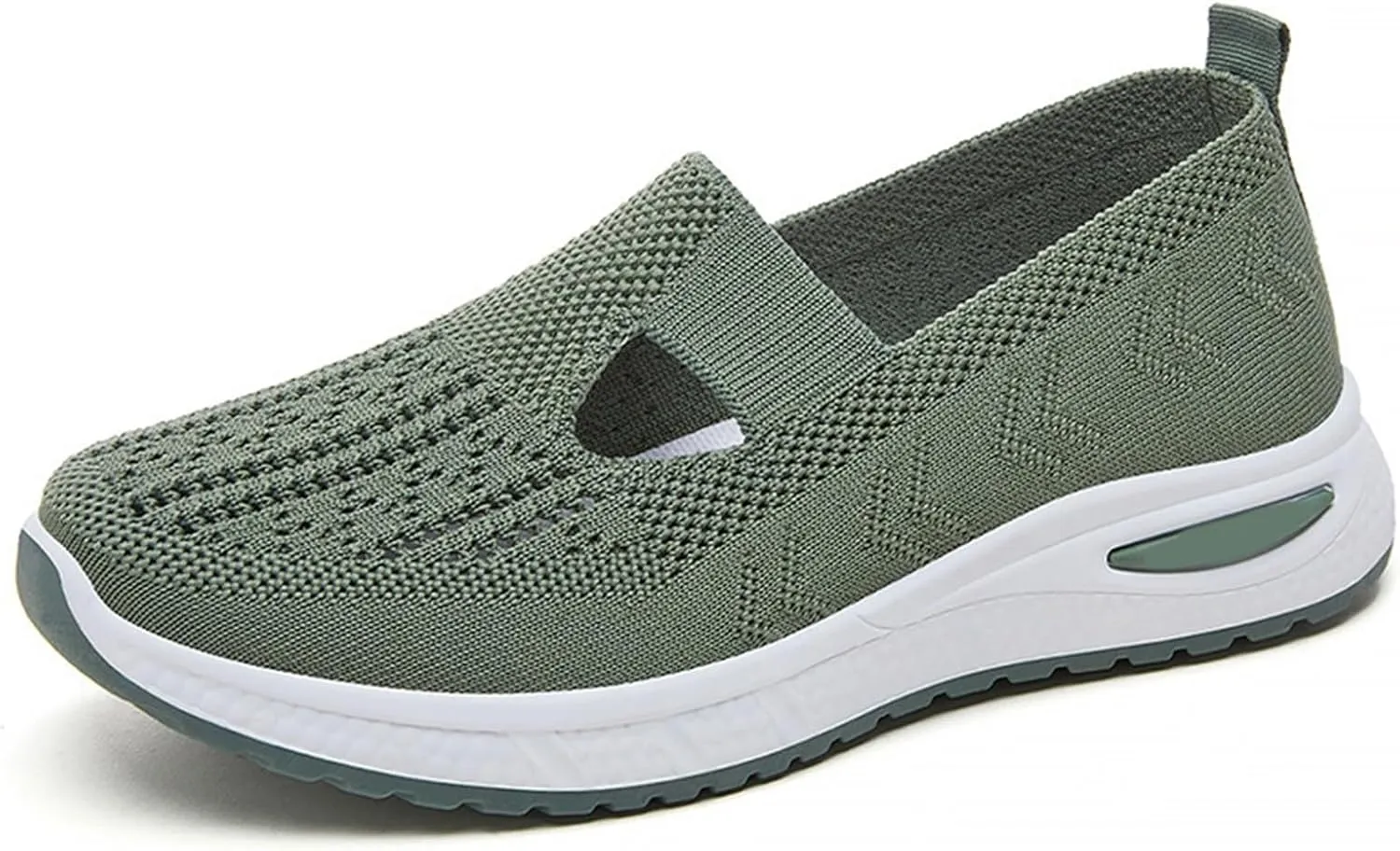 Women's Woven Orthopedic Breathable Soft Shoes Womens Tennis Shoes Mesh Slip On Shoes Casual Platform Sneakers Waterproof Tennis Shoe Loafers Casual Slip On
