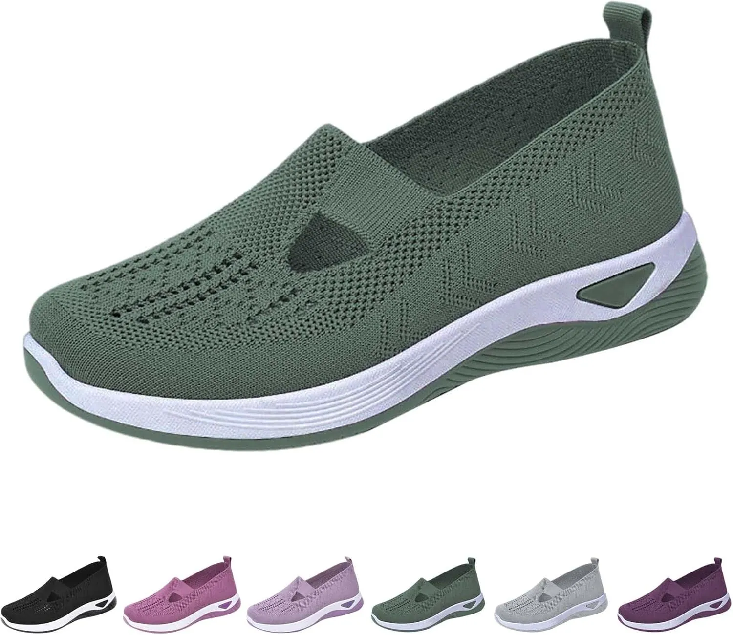 Women's Woven Orthopedic Breathable Soft Sole Non Slip Work Shoes Women Walking Men Casual Shoes Women Shoes Sneakers Black Tennis Shoe Loafers Shoe