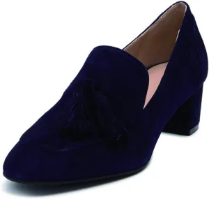 YDN Women's Fringed Tassel Loafers Slip Ons Block Chunky Mid Heels Pumps Classic Sexy Party Dress Office Shoes Size 4-15 US